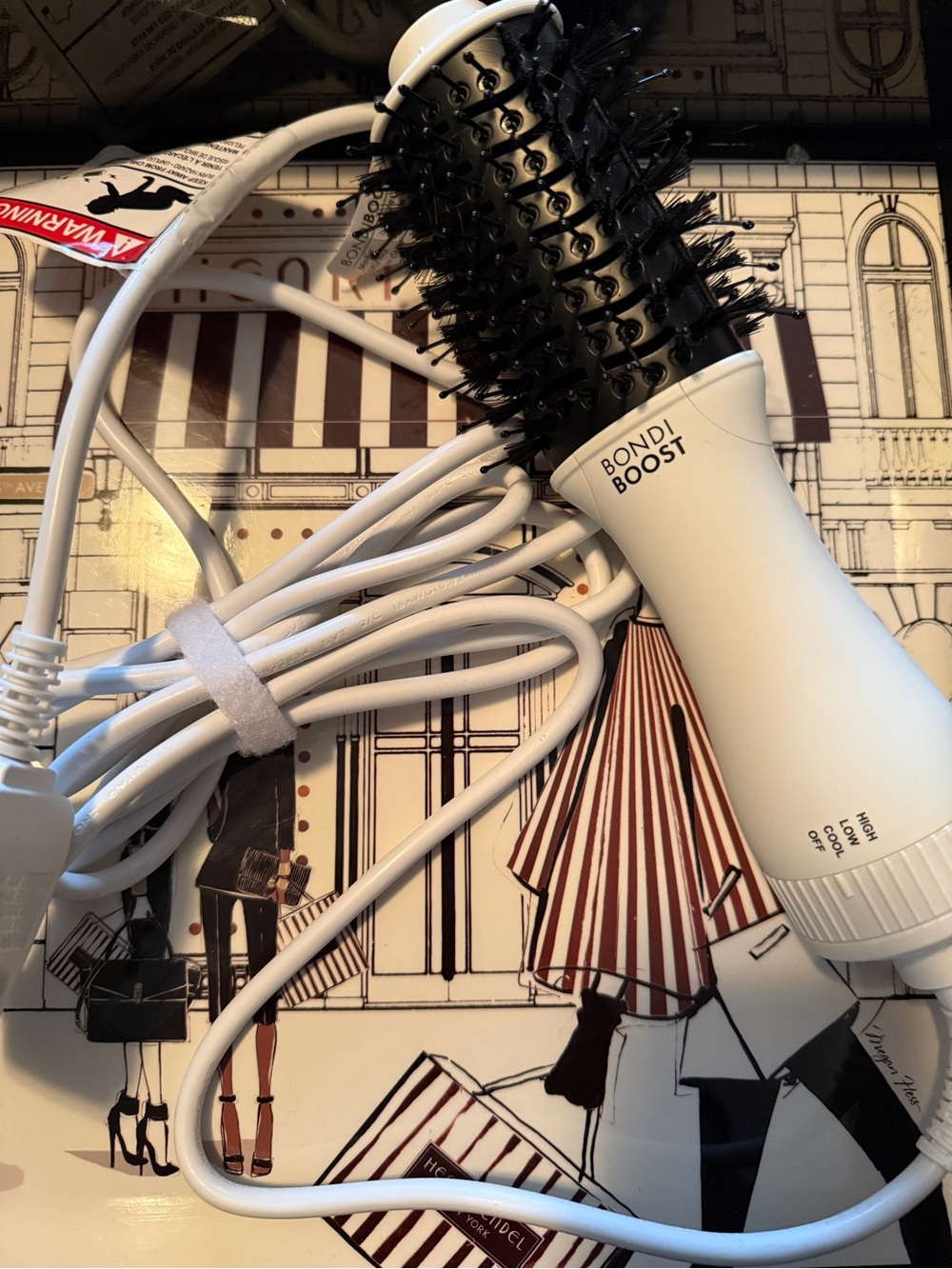 White Hot Air Styler Brush